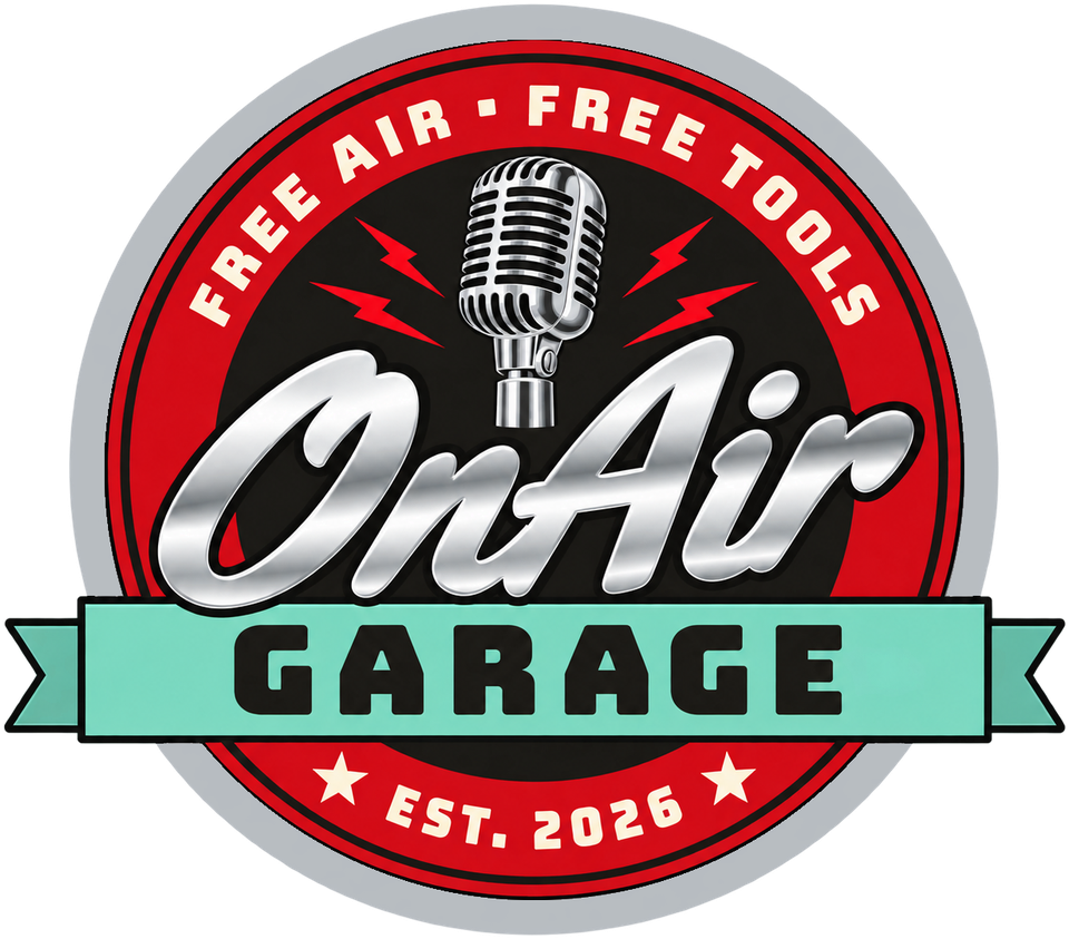Letrero de OnAir Garage